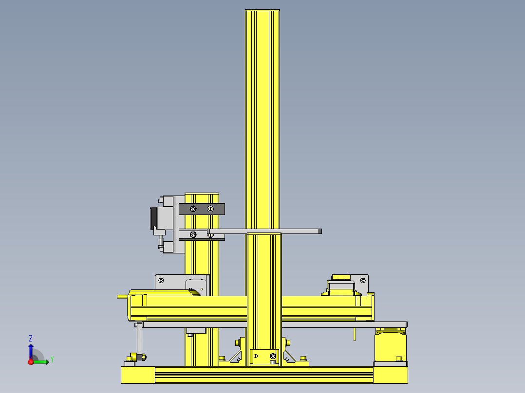 润滑油涂抹机右视图