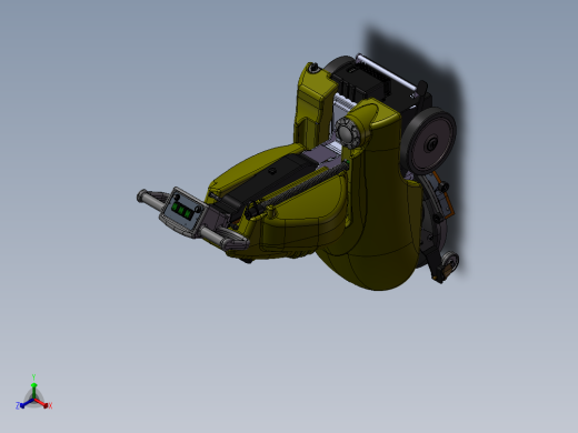洗地机3d正等轴测缩略图