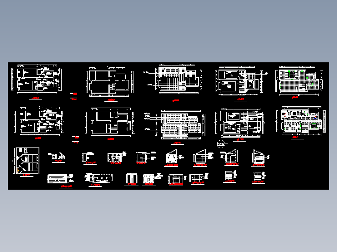 某复式住宅装饰施工图