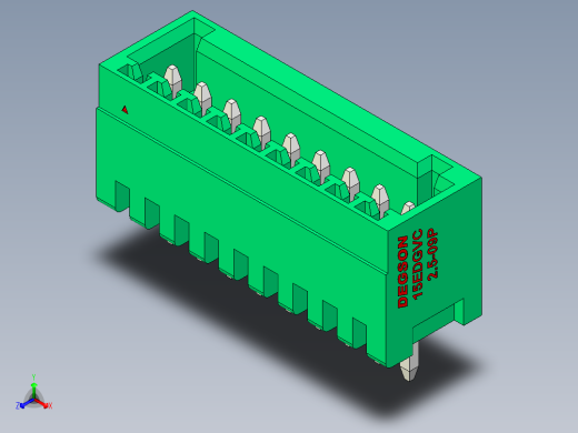 DEGSON 15EDG 系列 2.5mm 接线端子包-15EDGVC-2.5-09P-14-00AH