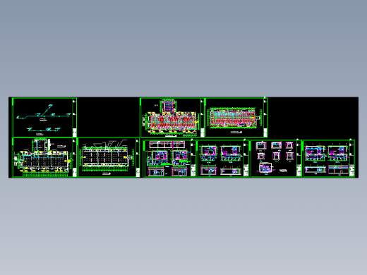 某地下商场中央空调设计图纸