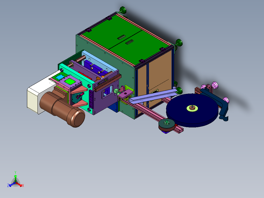 卷料自动冲裁落料设备
