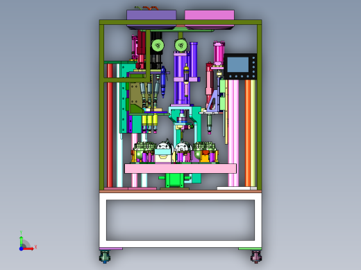 阀体转台式四轴紧固机前视缩略图
