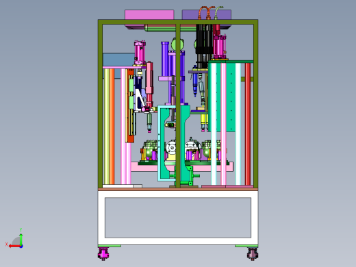 阀体转台式四轴紧固机后视缩略图