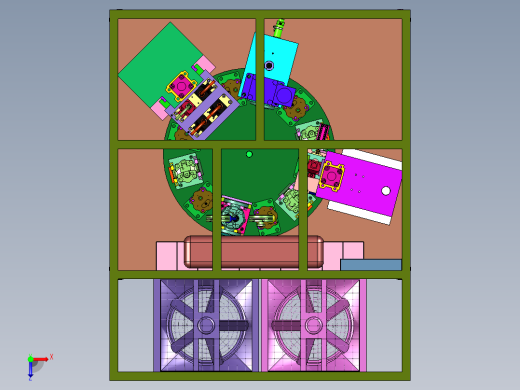 阀体转台式四轴紧固机俯视缩略图