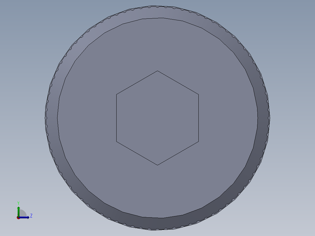 公制SH螺栓选择（DME）-SB DME PM12 x60.SLDPRT左视图