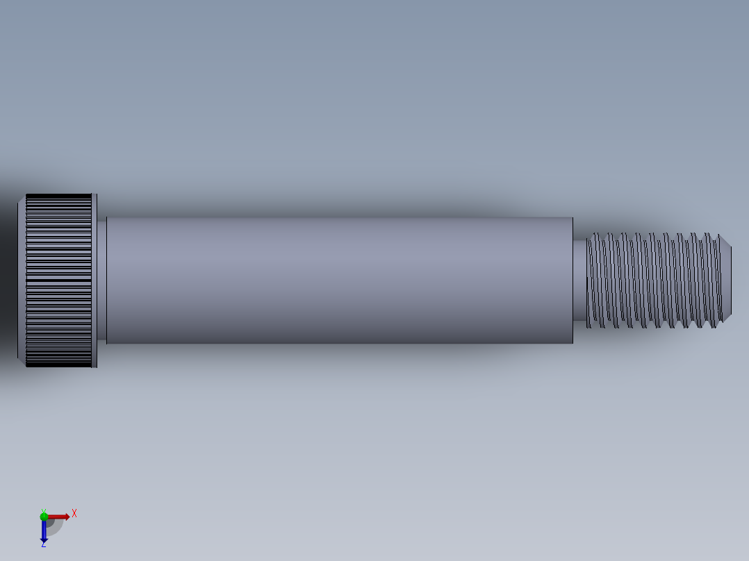公制SH螺栓选择（DME）-SB DME PM12 x60.SLDPRT俯视图