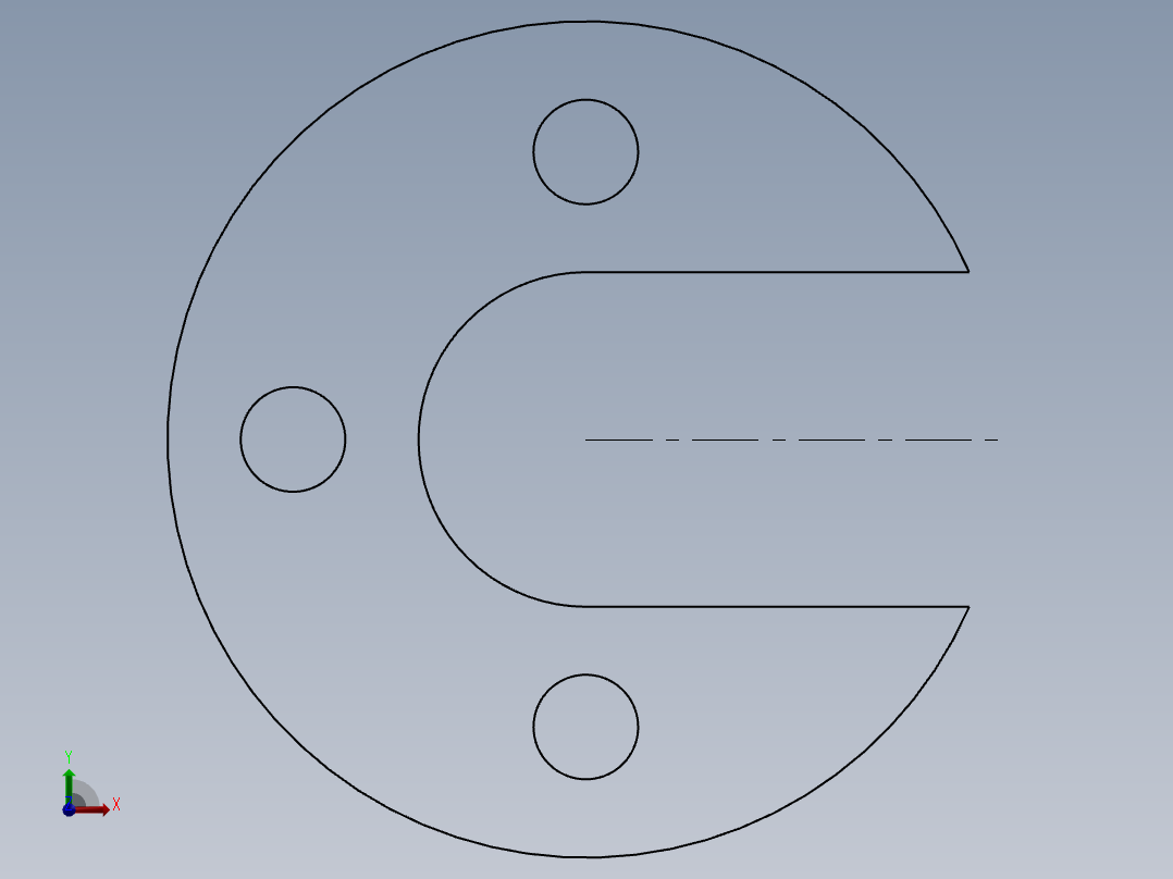 SW建模练习题-exercise 34前视图
