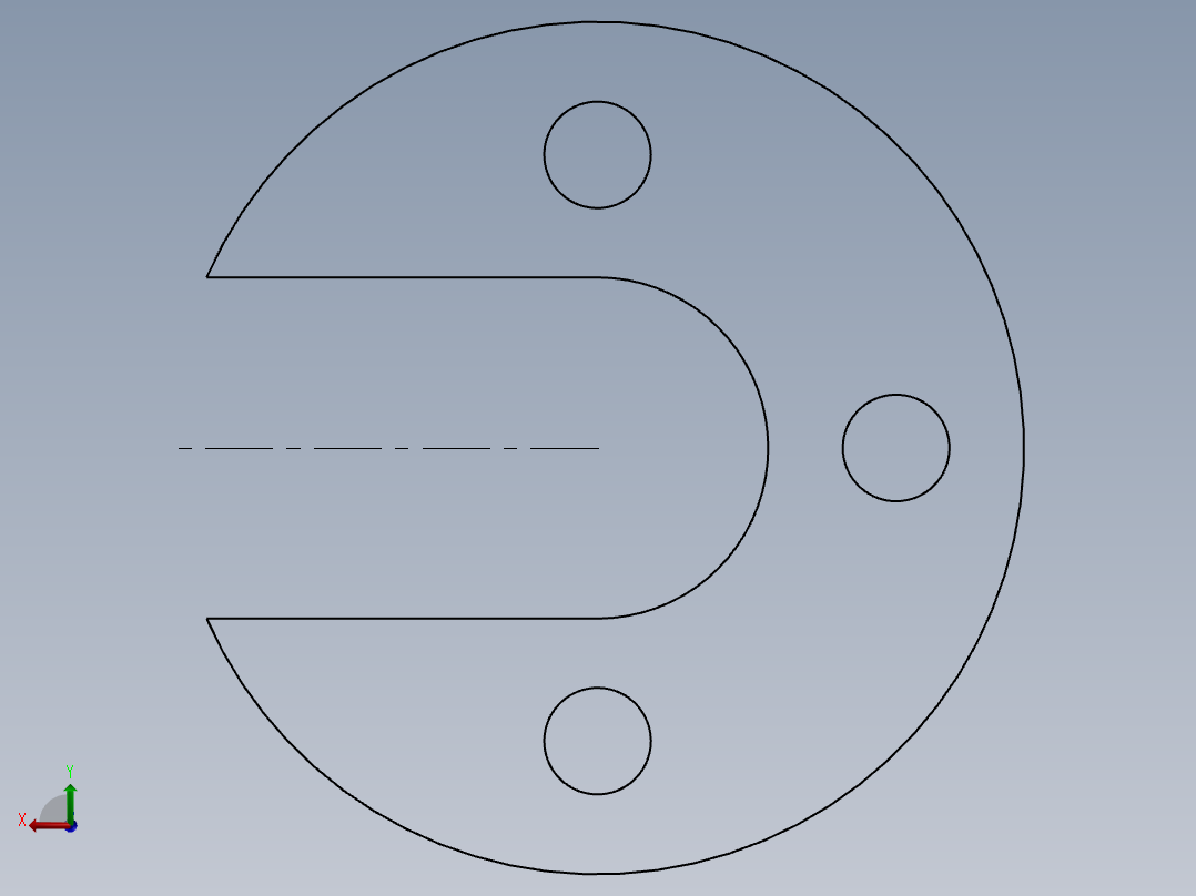 SW建模练习题-exercise 34后视图