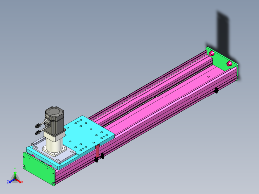 东锦齿条传动DH210G-L167-S800-BU-减速机+P750W