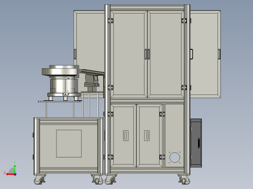 铝型材机箱视觉检测设备完整图纸1后视缩略图