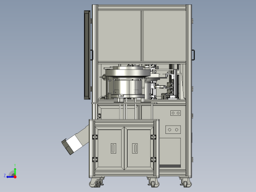 铝型材机箱视觉检测设备完整图纸1右视缩略图