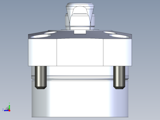 KOSMEKSFH2130-G多系列多零件图纸模型右视缩略图