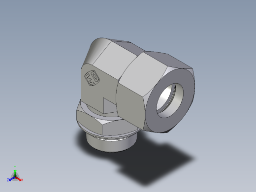 卡套式工业通用硬管接头EO_Adjustable_Locknut_elbow_WEE25ZSRCF