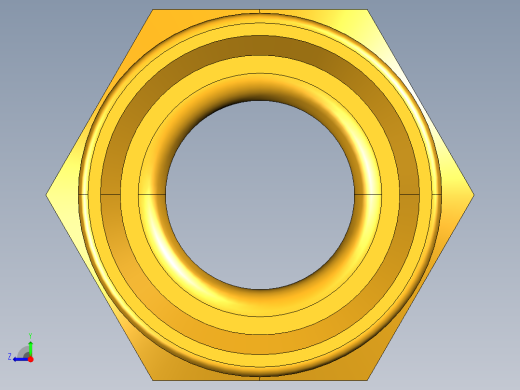 扩口式工业通用硬管接头Shorter Nut 41FX-6右视缩略图