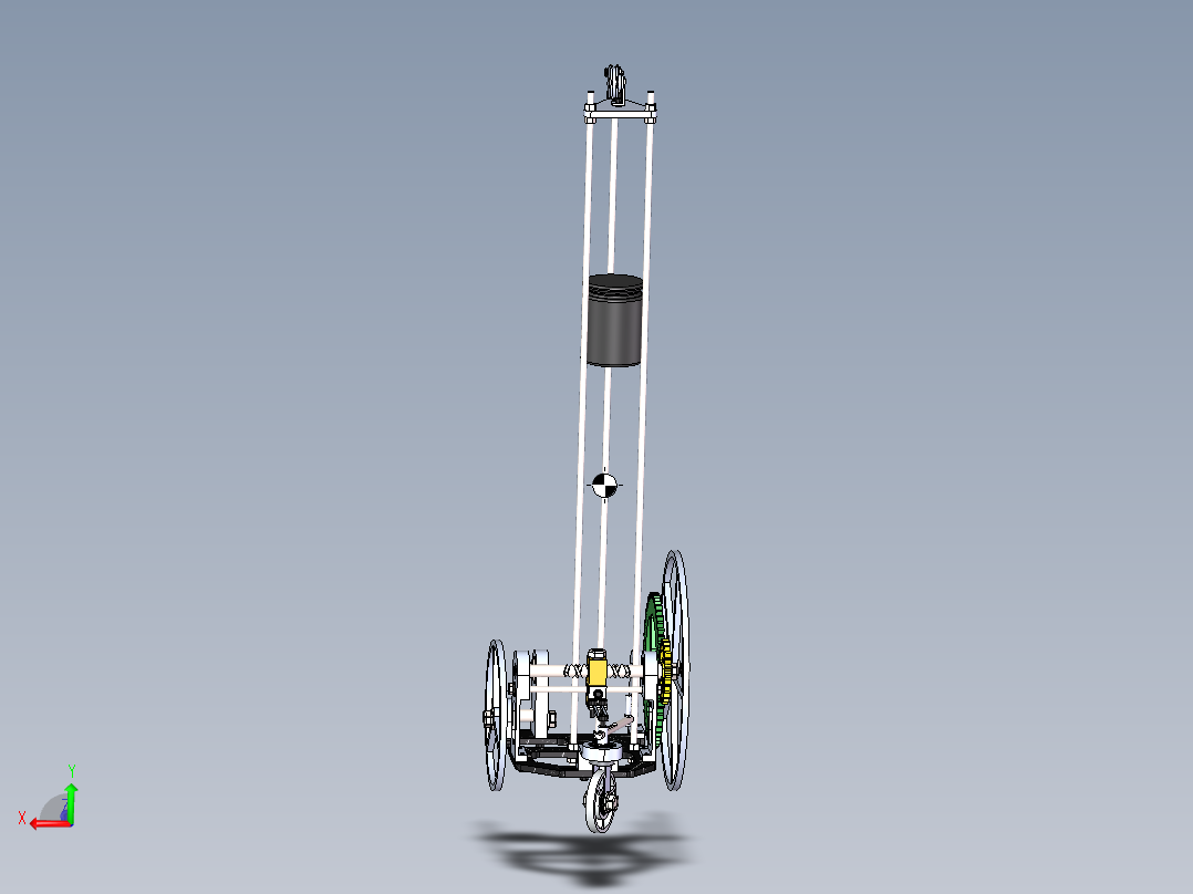 s形 轨迹无碳小车图 无碳小车 机械设计参考资料设计素材