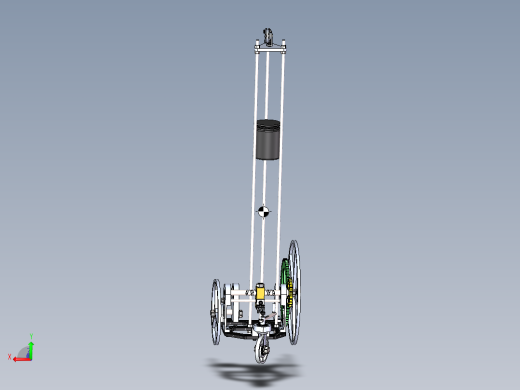 s形 轨迹无碳小车图 无碳小车 机械设计参考资料设计素材