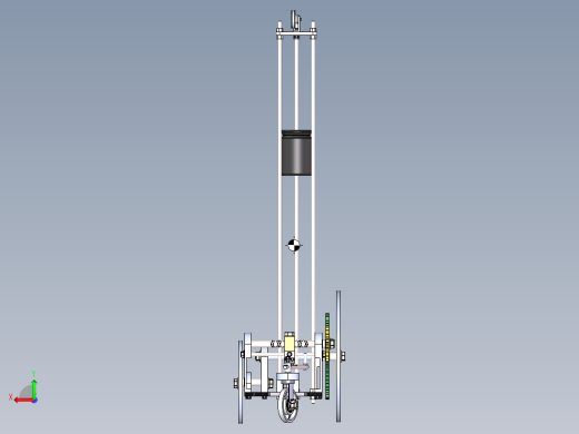s形 轨迹无碳小车图 无碳小车 机械设计参考资料设计素材后视缩略图