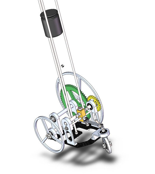 s形 轨迹无碳小车图 无碳小车 机械设计参考资料设计素材缩略图