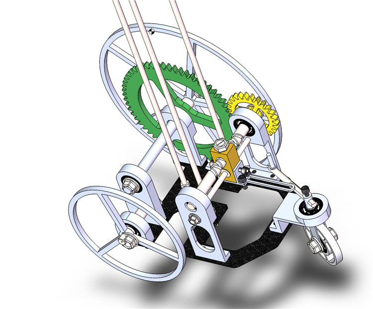 s形 轨迹无碳小车图 无碳小车 机械设计参考资料设计素材