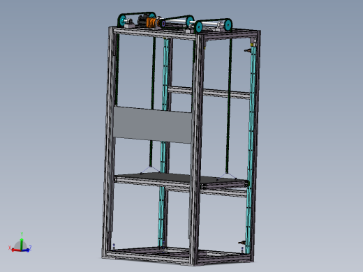 链式提升机设计含三维图+二维+说明书
