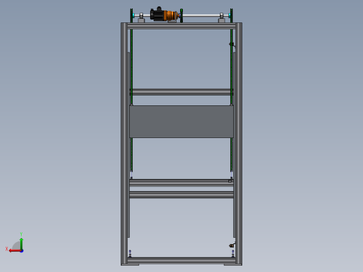 链式提升机设计含三维图+二维+说明书后视缩略图