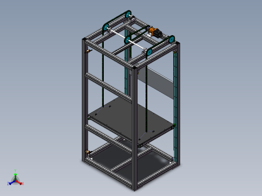 链式提升机设计含三维图+二维+说明书正等轴测缩略图
