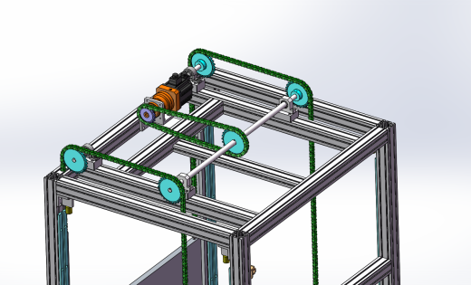 链式提升机设计含三维图+二维+说明书缩略图