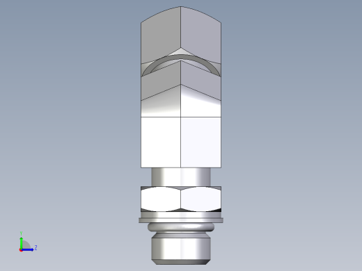 卡套式工业通用硬管接头EO_Adjustable_locknut_45_deg_elbow_VEE10LMORCF左视缩略图