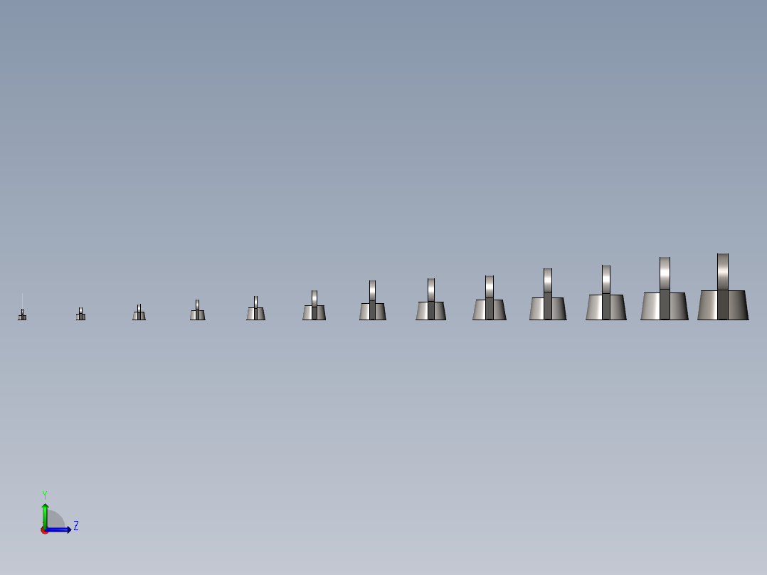 各种蝶形螺母羊角螺母(1)左视图