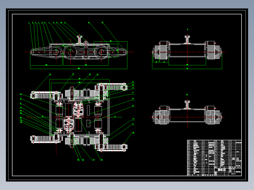 JX667-排爆机器人车体结构设计
