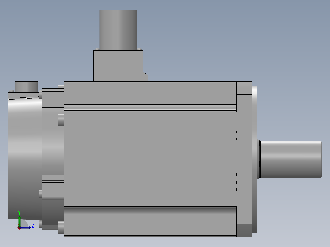 电机零件库左视图