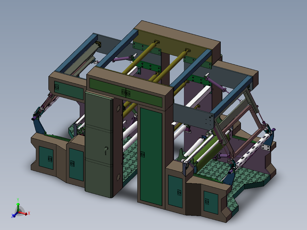 吹膜机自动后收卷设备