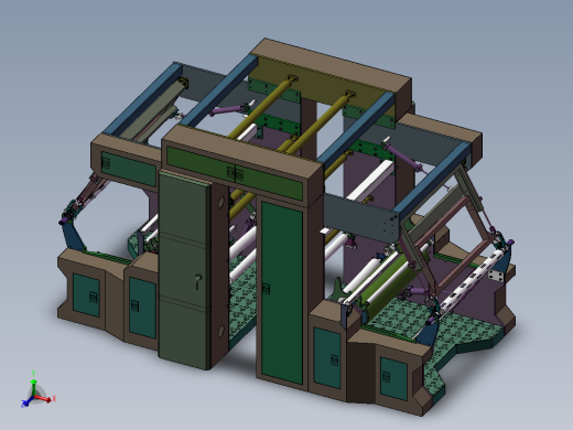 吹膜机自动后收卷设备