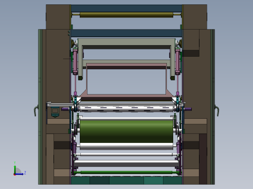吹膜机自动后收卷设备左视缩略图