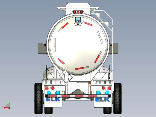 精炼厂2000L运输罐车液化运输车卡车后视缩略图