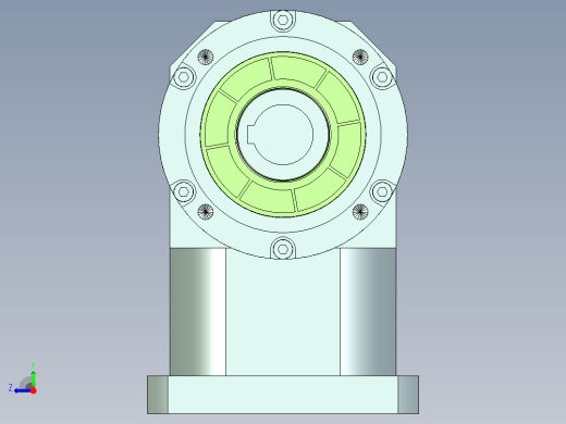 直齿孔ZPLE160-L1-LC 42-114.3-200-M12.stp右视缩略图