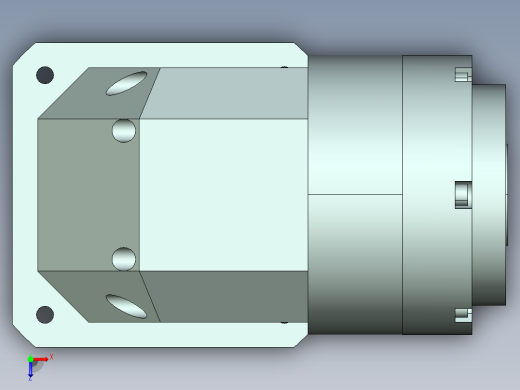 直齿孔ZPLE160-L1-LC 42-114.3-200-M12.stp俯视缩略图