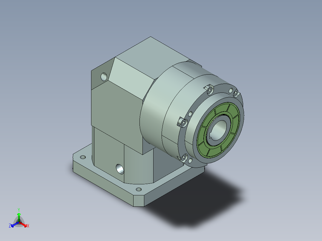 直齿孔ZPLE160-L1-LC 42-114.3-200-M12.stp正等轴测图