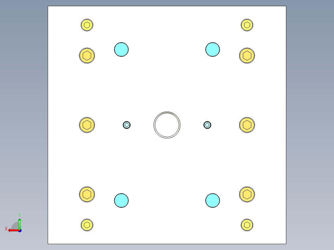 遥控器前盖注塑模具设计含UG三维==1036564==250后视图