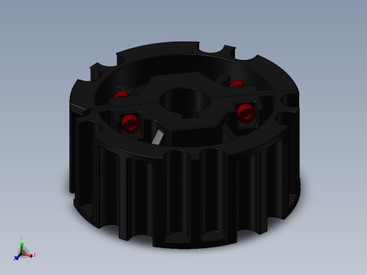 链板主动轮 3D模