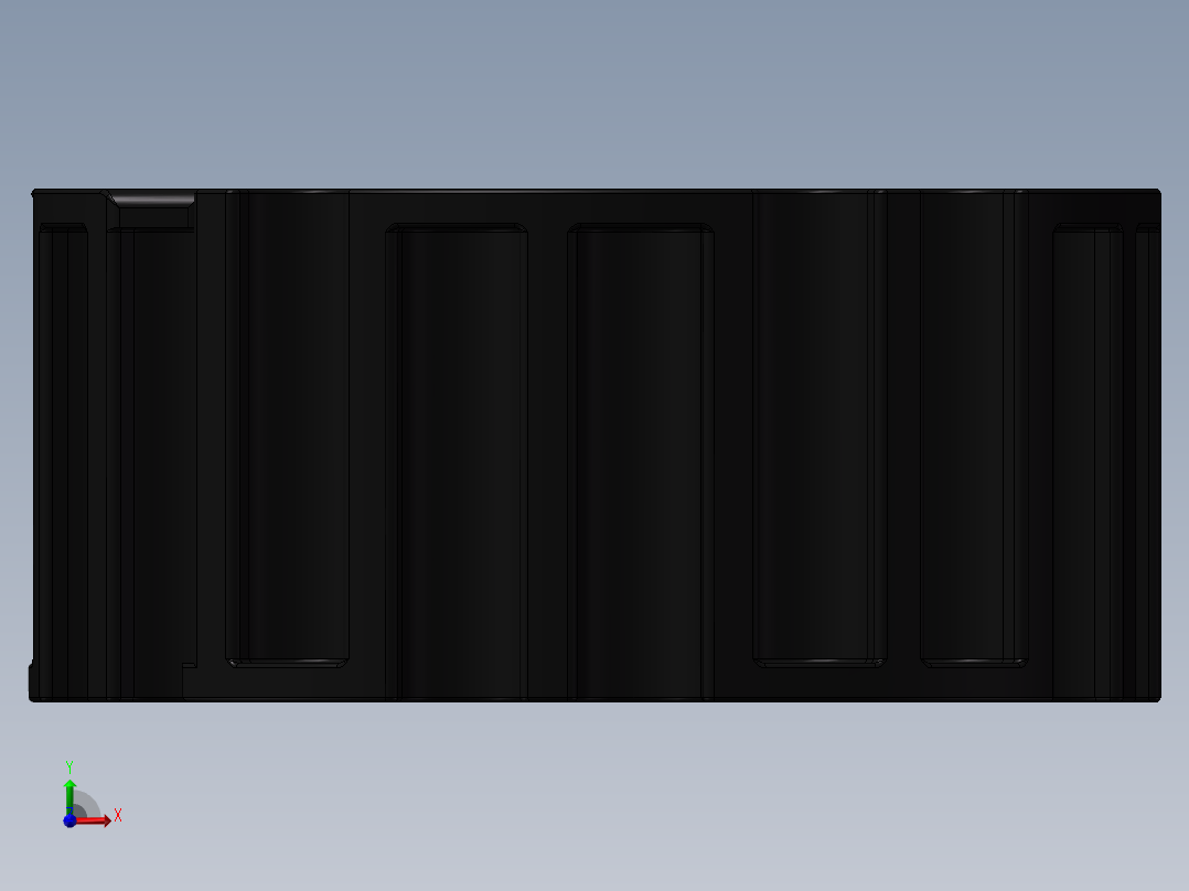 链板主动轮 3D模前视图