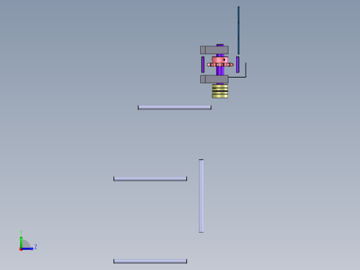 六角批头自动供料分料机（sw18可编辑+工程图+BOM）左视缩略图