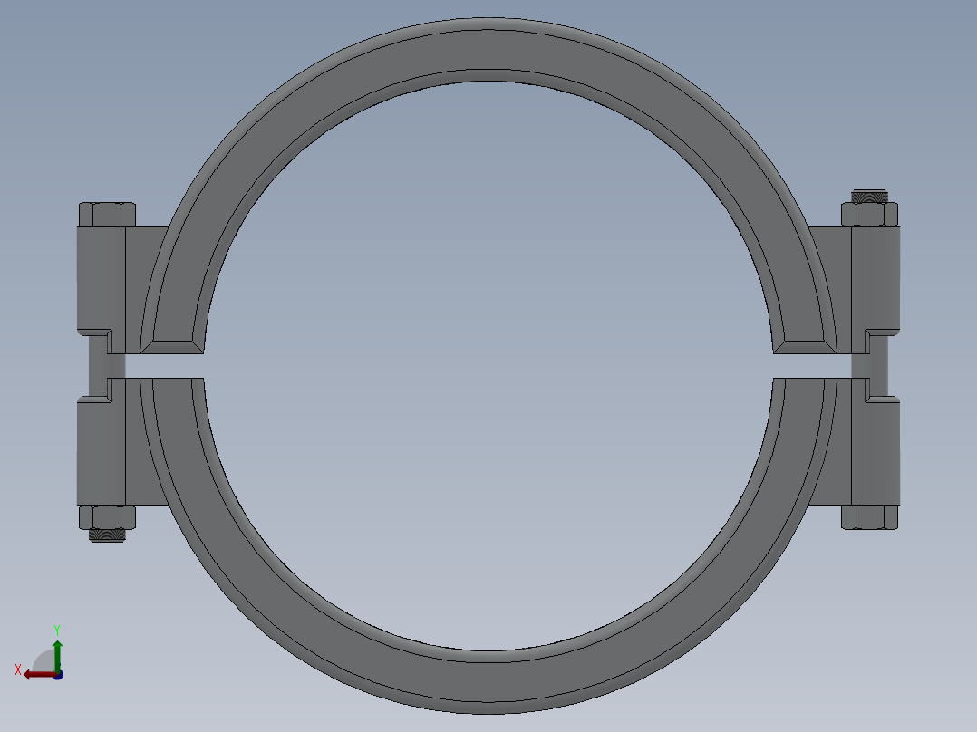 13MHP高压卡箍1513002-000064后视图