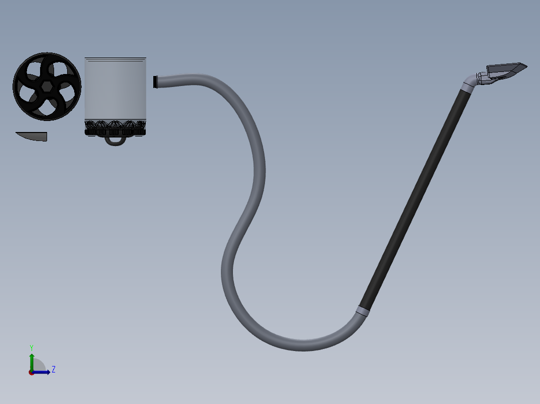 吸尘器(13)左视图