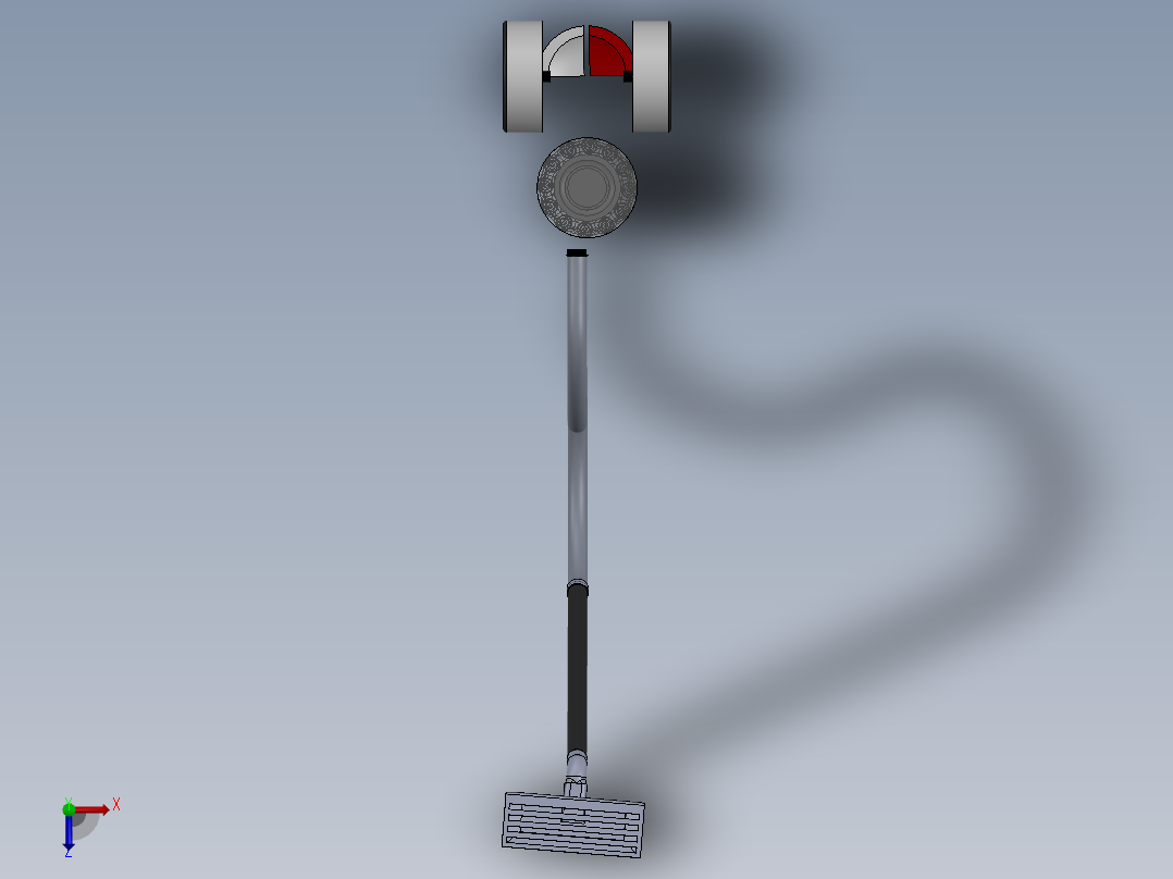 吸尘器(13)俯视图