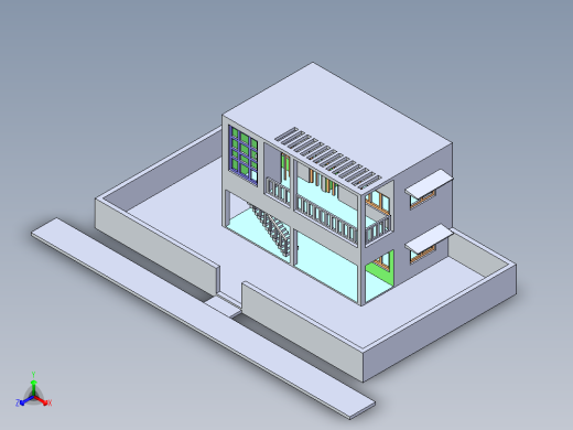 B2004055-二层楼房