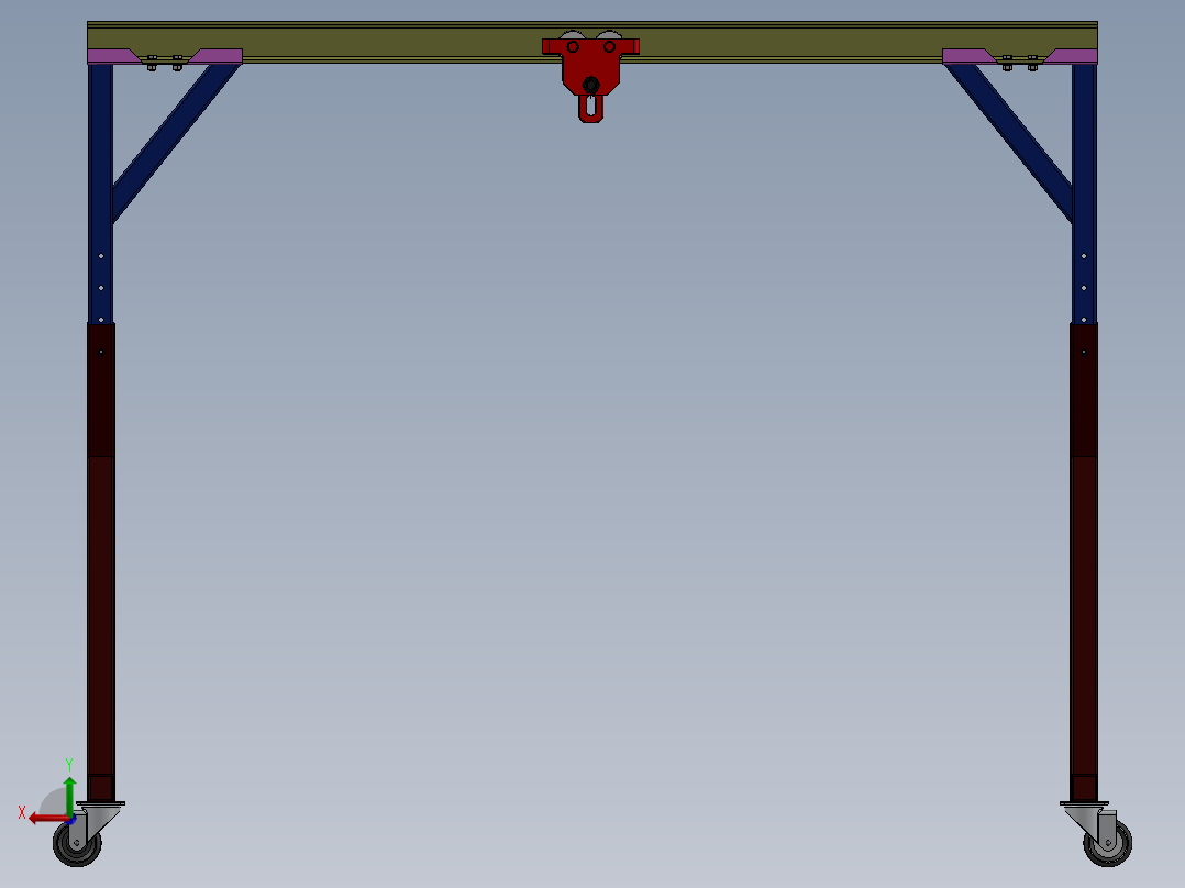 龙门架(24)后视图