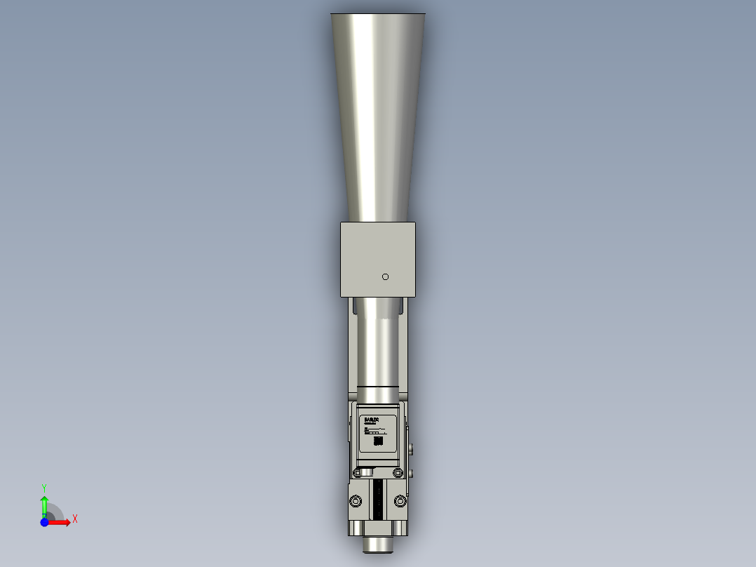 相机总装配前视图