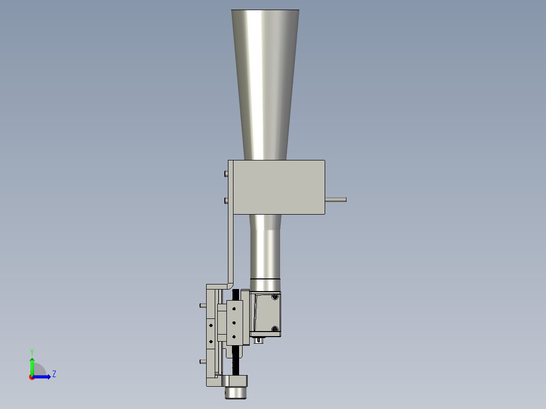 相机总装配左视图